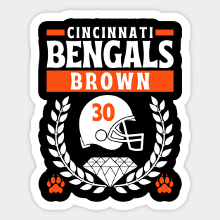 Cincinnati Bengals Chase Brown 30 Edition 2 Sticker